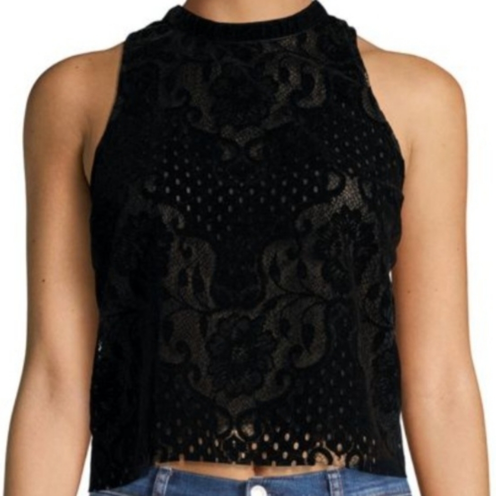 Free People Luxe Walk This Way Back Top